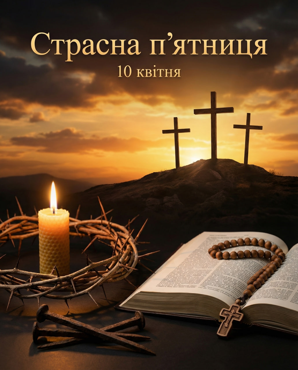 ВЕЛИКА, СТРАСНА  П’ЯТНИЦЯ…